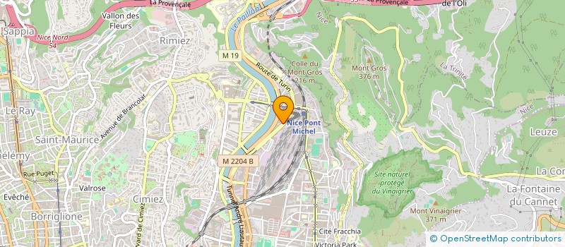localisation de l'entreprise BLUENICE à NICE