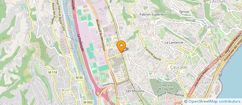 localisation de l'entreprise BLUENRG  NICE