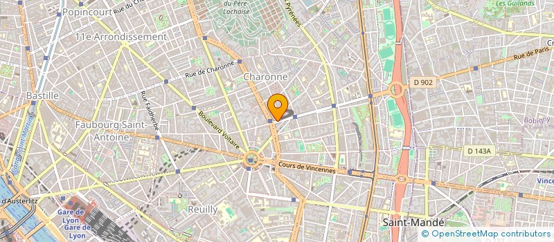 localisation de l'entreprise BLUENTERPRISES  PARIS