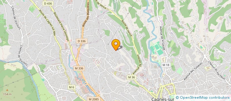 localisation de l'entreprise BLUEPOLE  CAGNES-SUR-MER