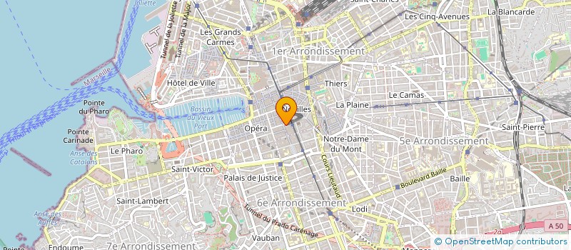 localisation de l'entreprise BLUEPRINT à MARSEILLE