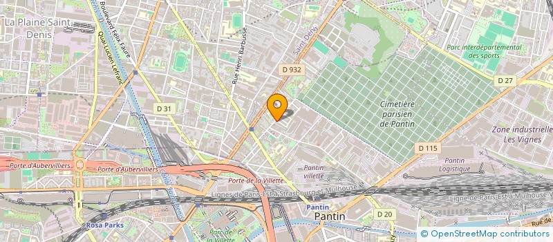 localisation de l'entreprise BLUEPRINT  PANTIN