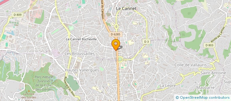 localisation de l'entreprise BLUEROCK ADVISORS à LE CANNET