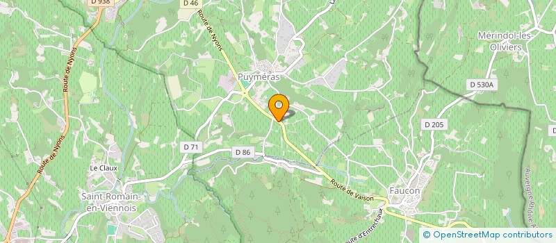 localisation de l'entreprise BLUES AND JAZZ IN VAISON  PUYMERAS