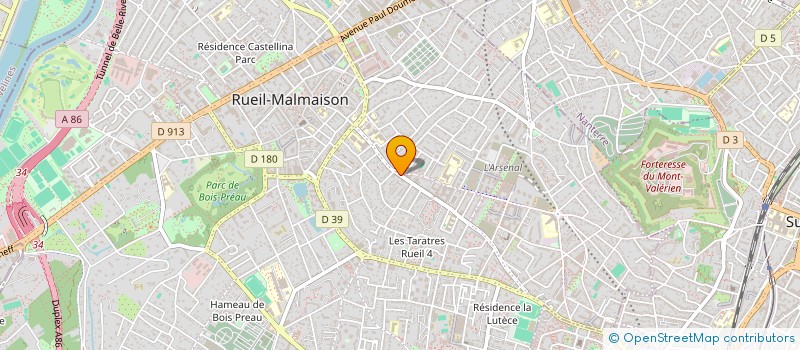 localisation de l'entreprise BLUES AU SQUARE à RUEIL MALMAISON