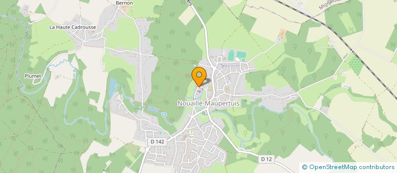 localisation de l'entreprise BLUES BEAUVOIR  NOUAILLE-MAUPERTUIS