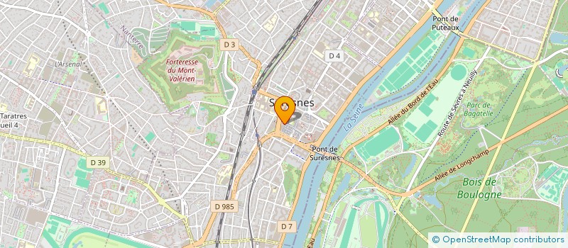 localisation de l'entreprise BLUES ET GIROLLES - BLUES SUR SURESNES à SURESNES