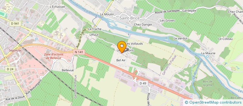 localisation de l'entreprise BLUES IN COGNAC à SAINT-BRICE