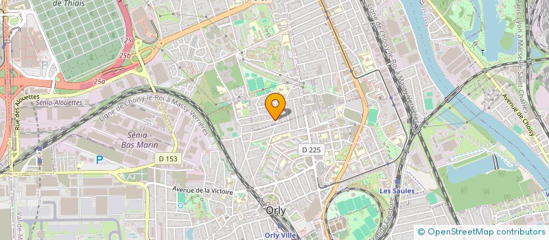 localisation de l'entreprise BLUES ROCK DIFFUSION  THIAIS