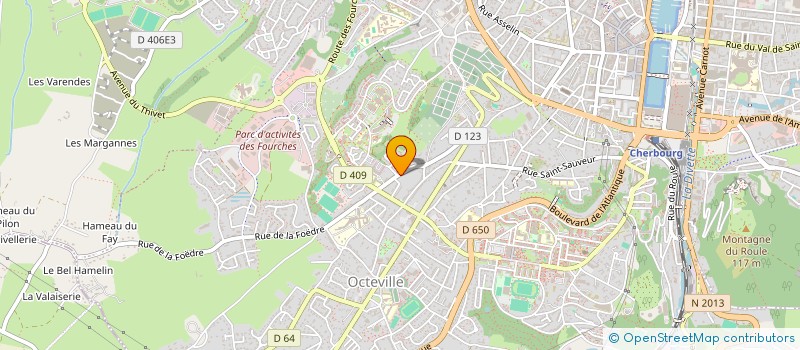 localisation de l'entreprise BLUES THUNDERBIRDS  CHERBOURG-EN-COTENTIN