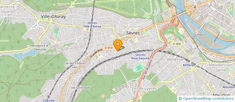 localisation de l'entreprise BLUESPACE PARIS à SEVRES