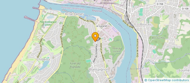 localisation de l'entreprise BLUESTONE EXPANSION  BOUCAU