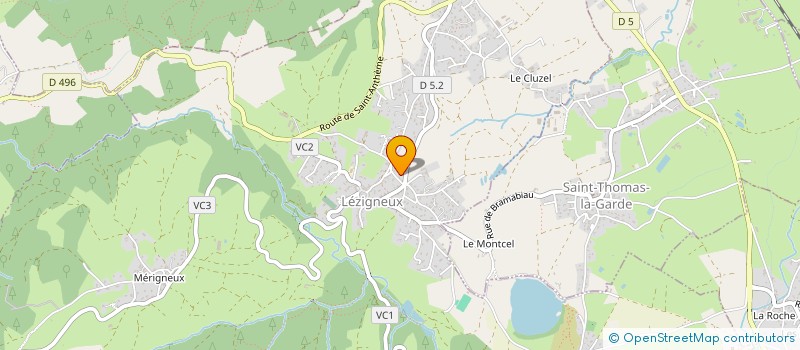 localisation de l'entreprise BLUESTONE INVEST  LEZIGNEUX