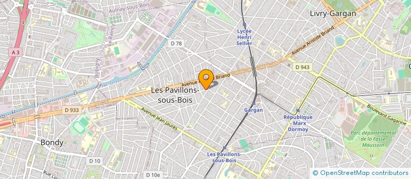 localisation de l'entreprise BLUESYSTEMS  LES PAVILLONS-SOUS-BOIS