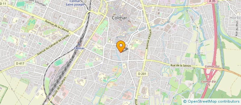 localisation de l'entreprise BLUETEX  COLMAR