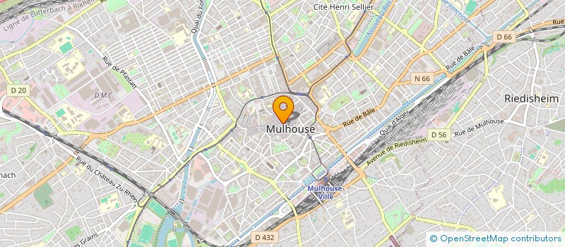 localisation de l'entreprise BLUEVENT  MULHOUSE