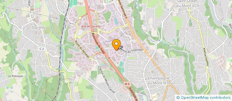 localisation de l'entreprise BLUEVISTA IMMO  CHAMPAGNE-AU-MONT-D'OR