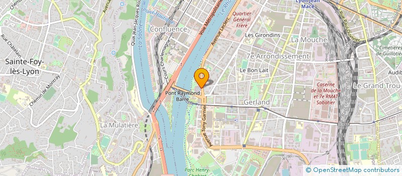 localisation de l'entreprise BLUEWAY à LYON