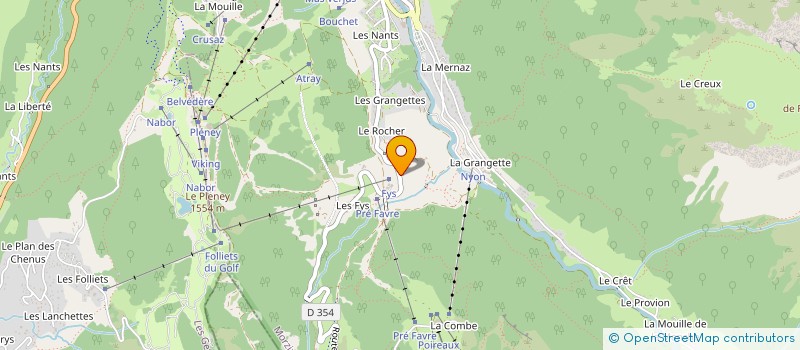 localisation de l'entreprise BLUGEON HELICOPTERES à MORZINE