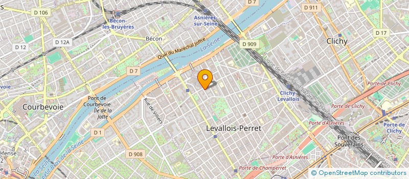 localisation de l'entreprise BLUM RIO à LEVALLOIS-PERRET