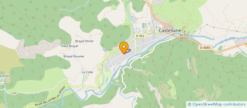 localisation de l'entreprise BLUMAE  CASTELLANE