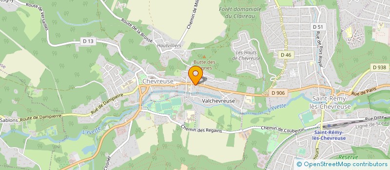 localisation de l'entreprise BLUMEN à CHEVREUSE