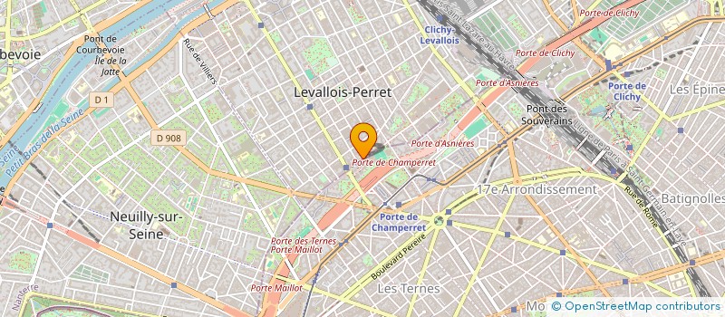 localisation de l'entreprise BLUMESS INVEST à LEVALLOIS-PERRET