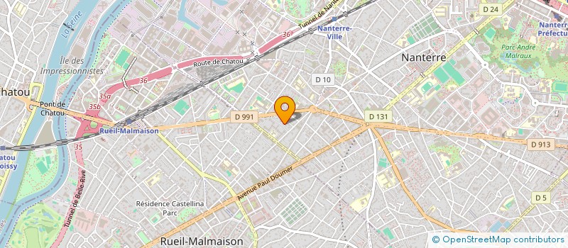 localisation de l'entreprise BLUMI  NANTERRE