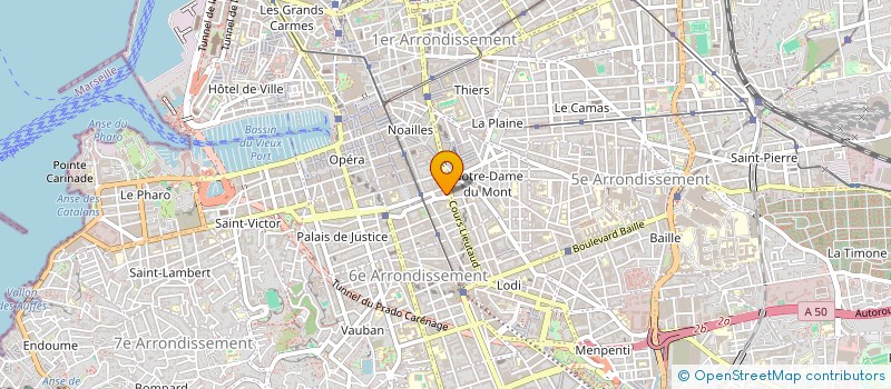 localisation de l'entreprise BLUNT à MARSEILLE