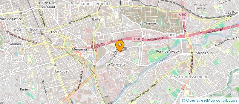 localisation de l'entreprise BLURA à MARSEILLE