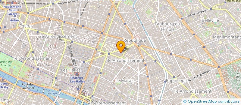 localisation de l'entreprise BLUSARO à PARIS