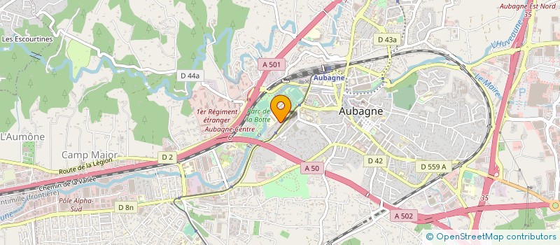 localisation de l'entreprise BLUSH à AUBAGNE