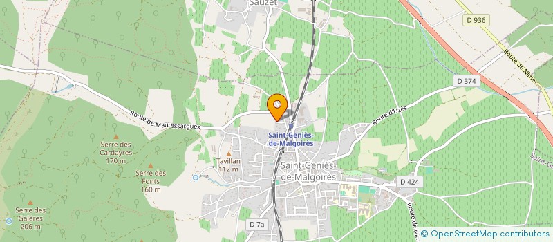 localisation de l'entreprise BLUSH AGENCE DE MAQUILLAGE à SAINT-GENIES-DE-MALGOIRES
