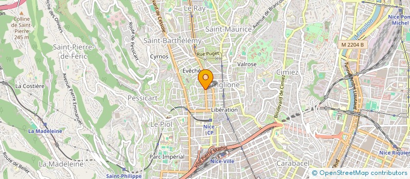 localisation de l'entreprise BLUSH BEAUTY à NICE