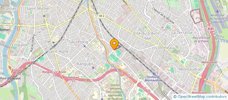 localisation de l'entreprise BLUSH POUDRE ETC à TOULOUSE