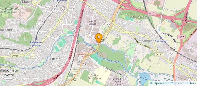 localisation de l'entreprise BLUTCH à PALAISEAU