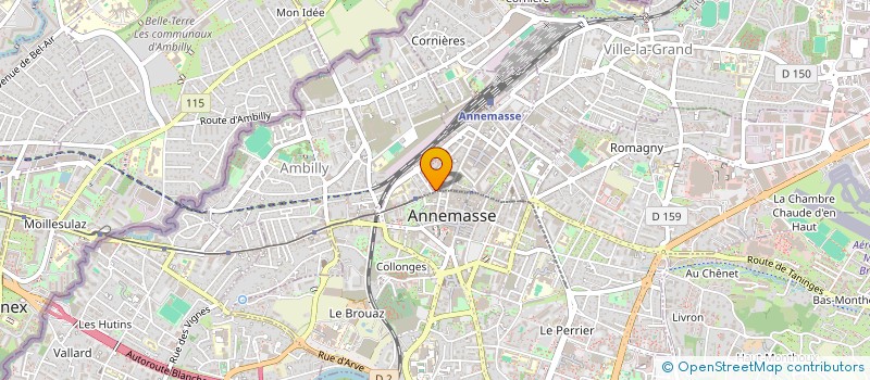 localisation de l'entreprise BLV 1618 FRANCE à ANNEMASSE