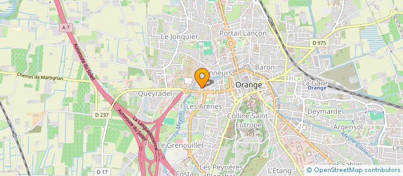 localisation de l'entreprise BLV 45  ORANGE