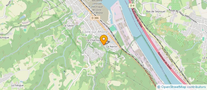 localisation de l'entreprise BLV  LOIRE-SUR-RHONE