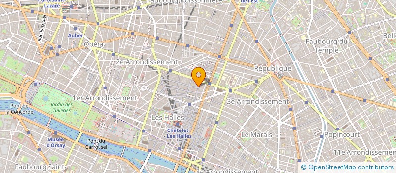 localisation de l'entreprise BLV  PARIS