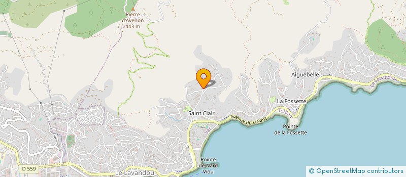 localisation de l'entreprise BLV à LE LAVANDOU