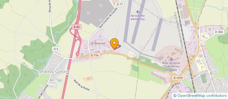 localisation de l'entreprise BLV  CHATEAU-GAILLARD