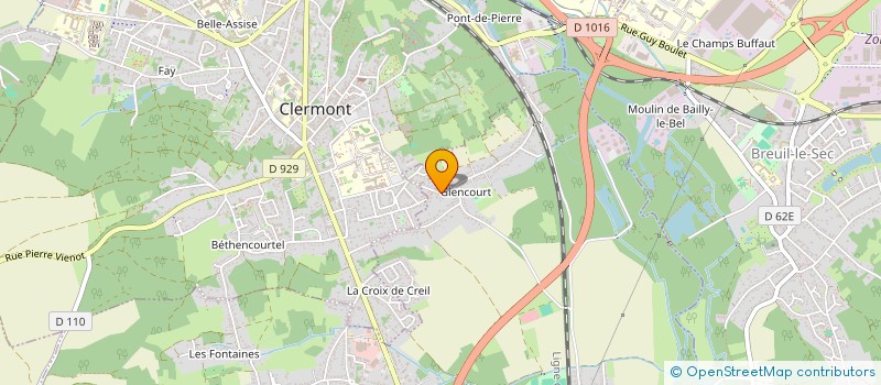 localisation de l'entreprise BLV DUCHEMIN  BREUIL-LE-VERT