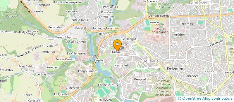 localisation de l'entreprise BLV FOOT29 à BREST