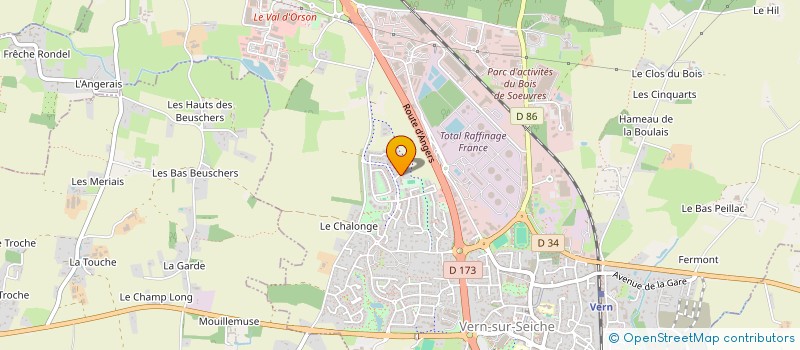 localisation de l'entreprise BLV INVEST  VERN-SUR-SEICHE