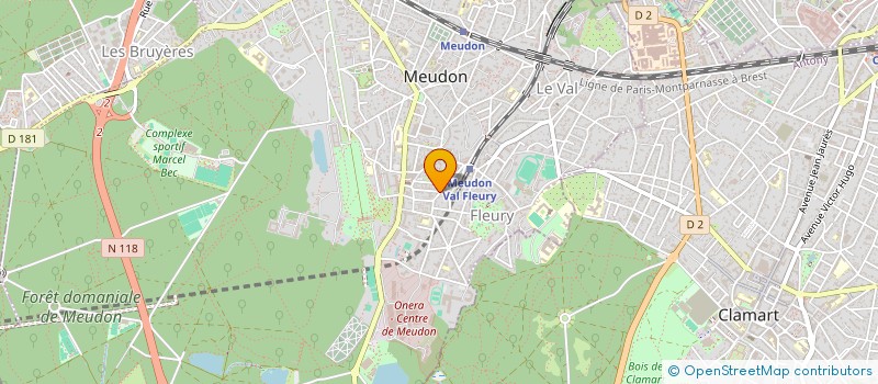 localisation de l'entreprise BLV INVESTISSEMENTS à MEUDON