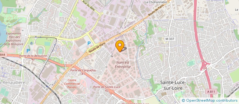 localisation de l'entreprise BLV TRUCKS à NANTES