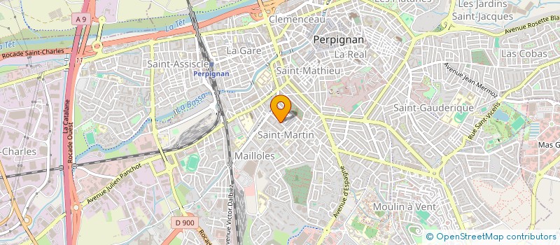 localisation de l'entreprise BLVB DISTRIBUTION  PERPIGNAN