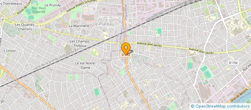 localisation de l'entreprise BLVCKO BARBER à BEZONS