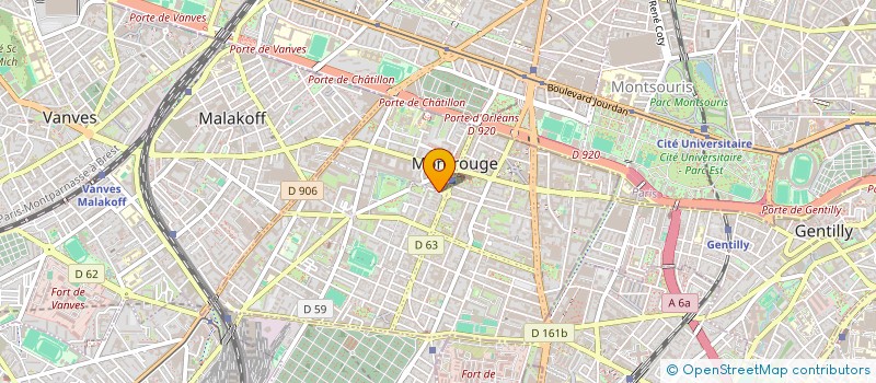 localisation de l'entreprise BLVCKROSE ENTERTAINMENT  MONTROUGE